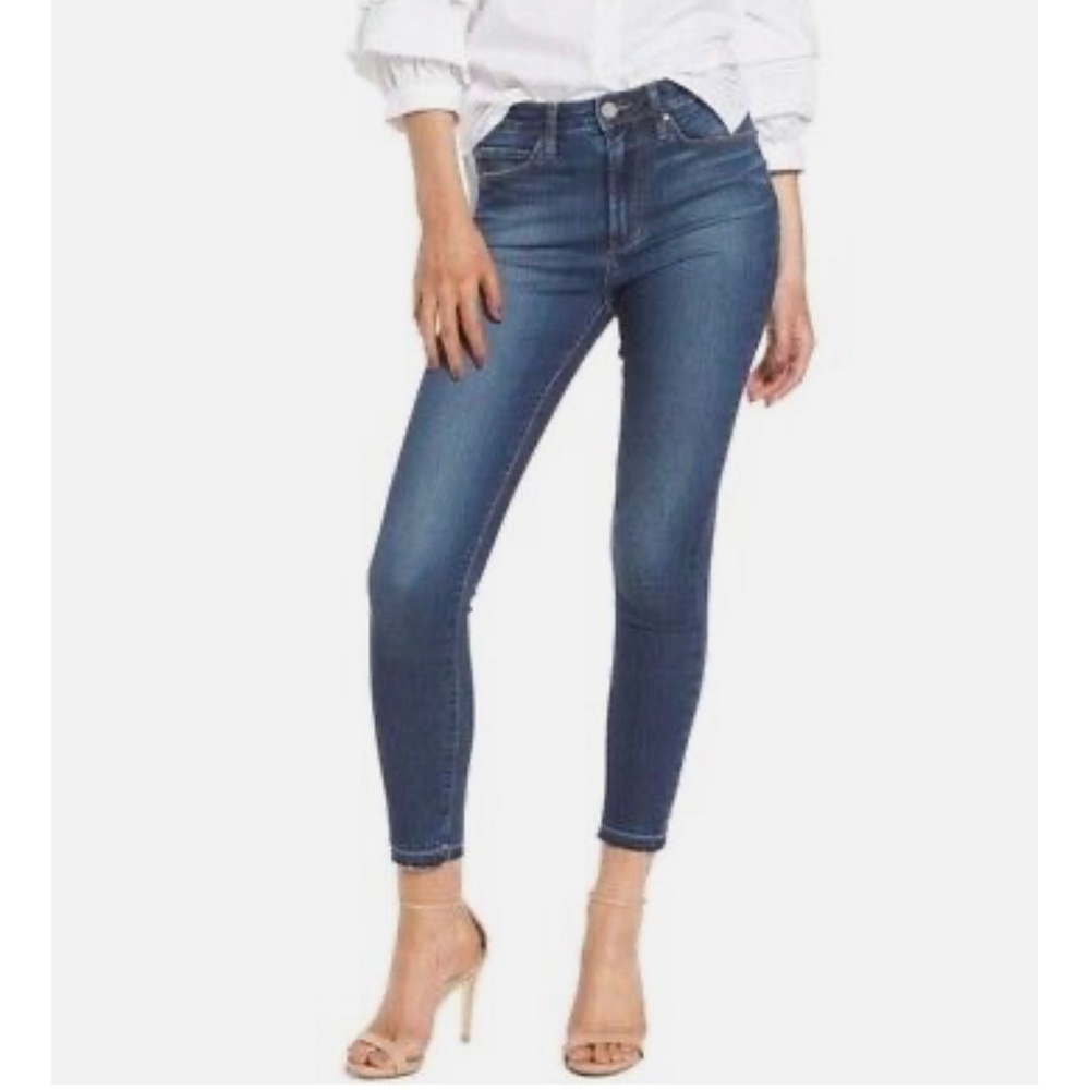 Articles of Society | Heather High Rise Med Wash Svelte Soft Skinny Cuffed Jeans